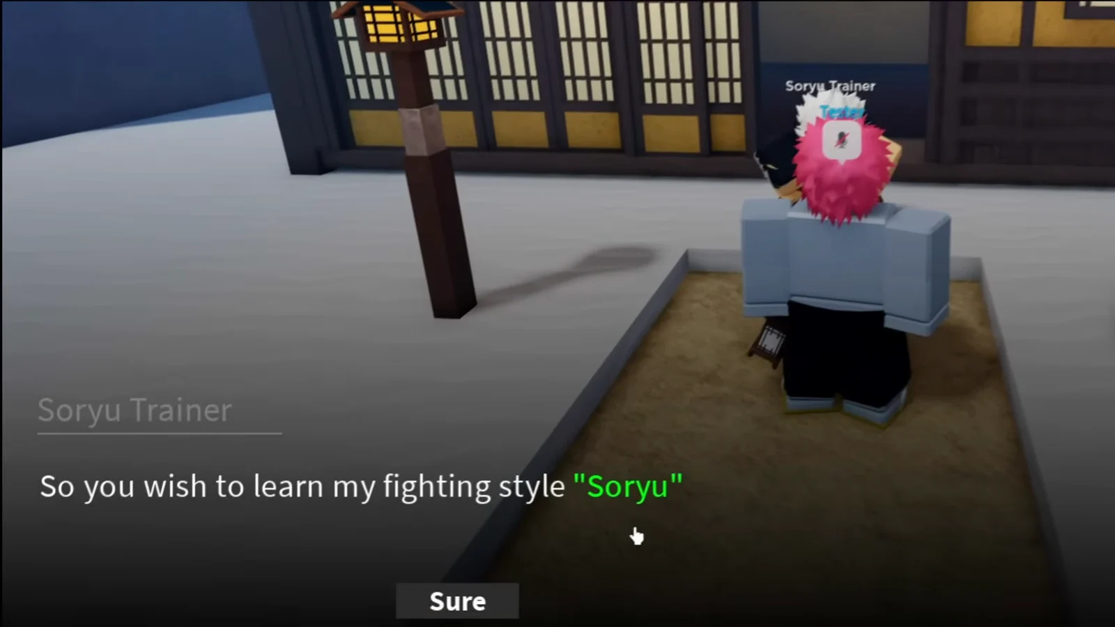 Soryu Trainer Quest