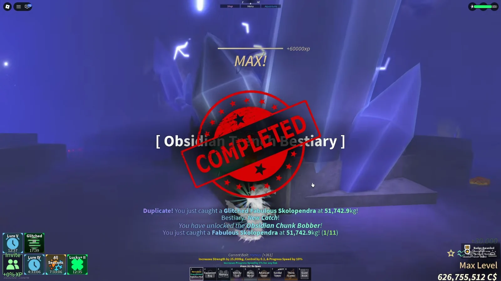 Bestiary 100% Completion