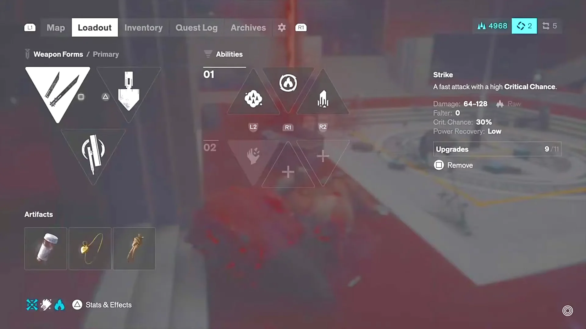Loadout Menu