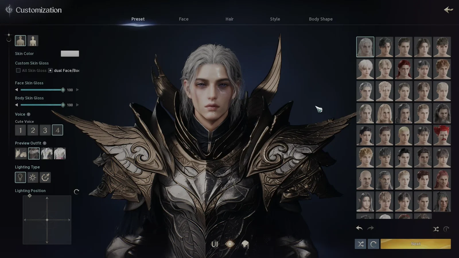 Character Presets Showcase