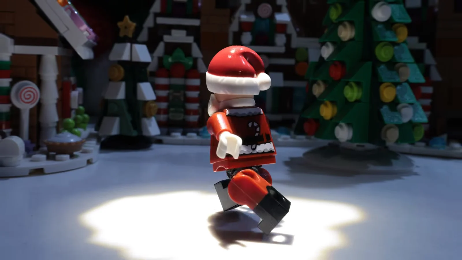 Santa Dances in the Snow