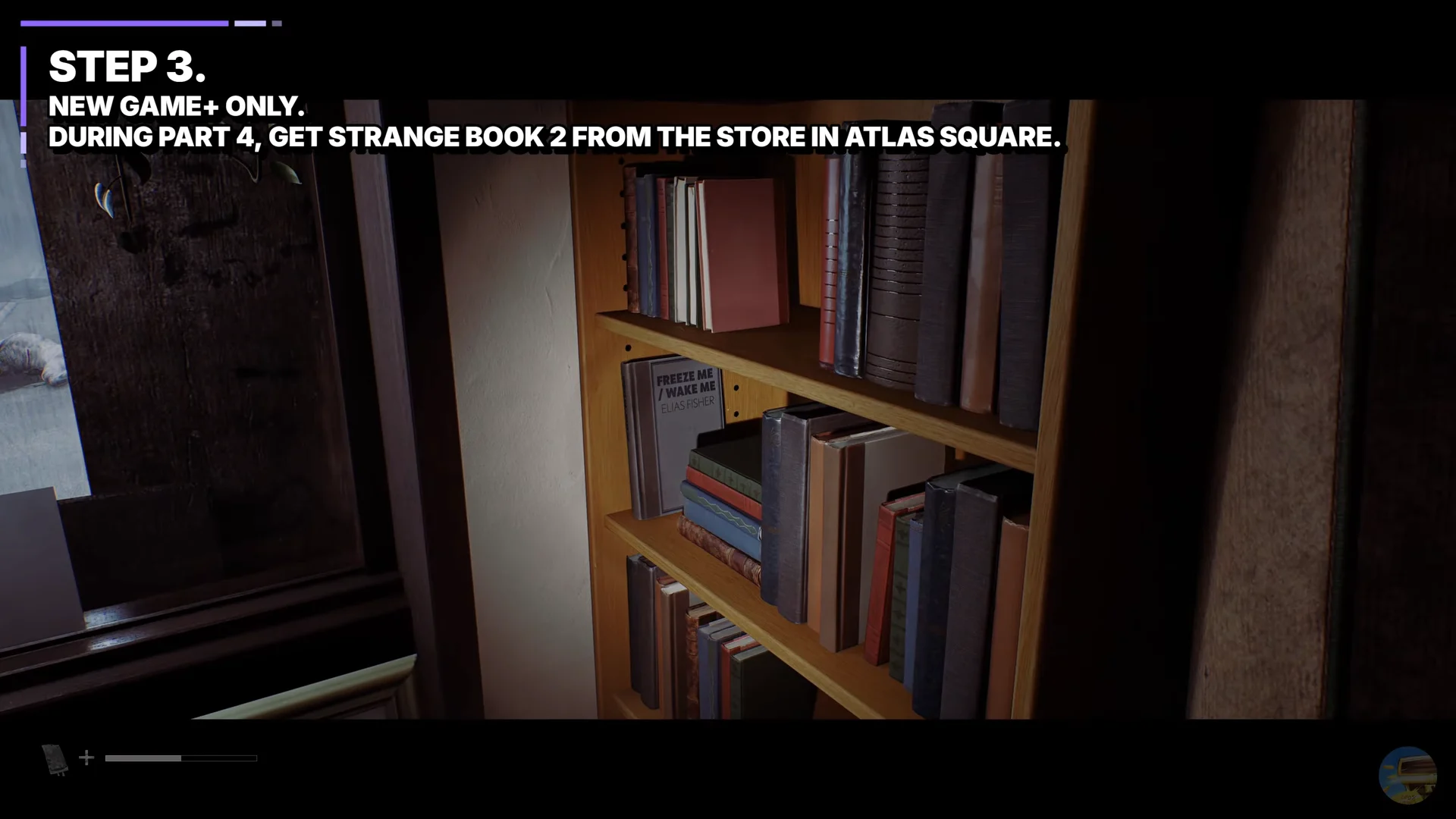 Step 3: Strange Book 2