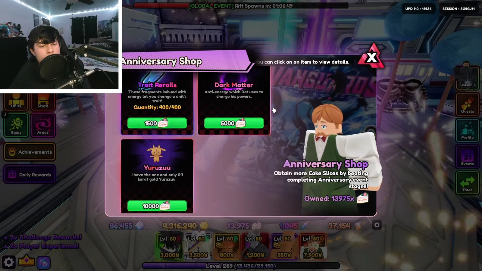 Anniversary Shop & Shero Missions
