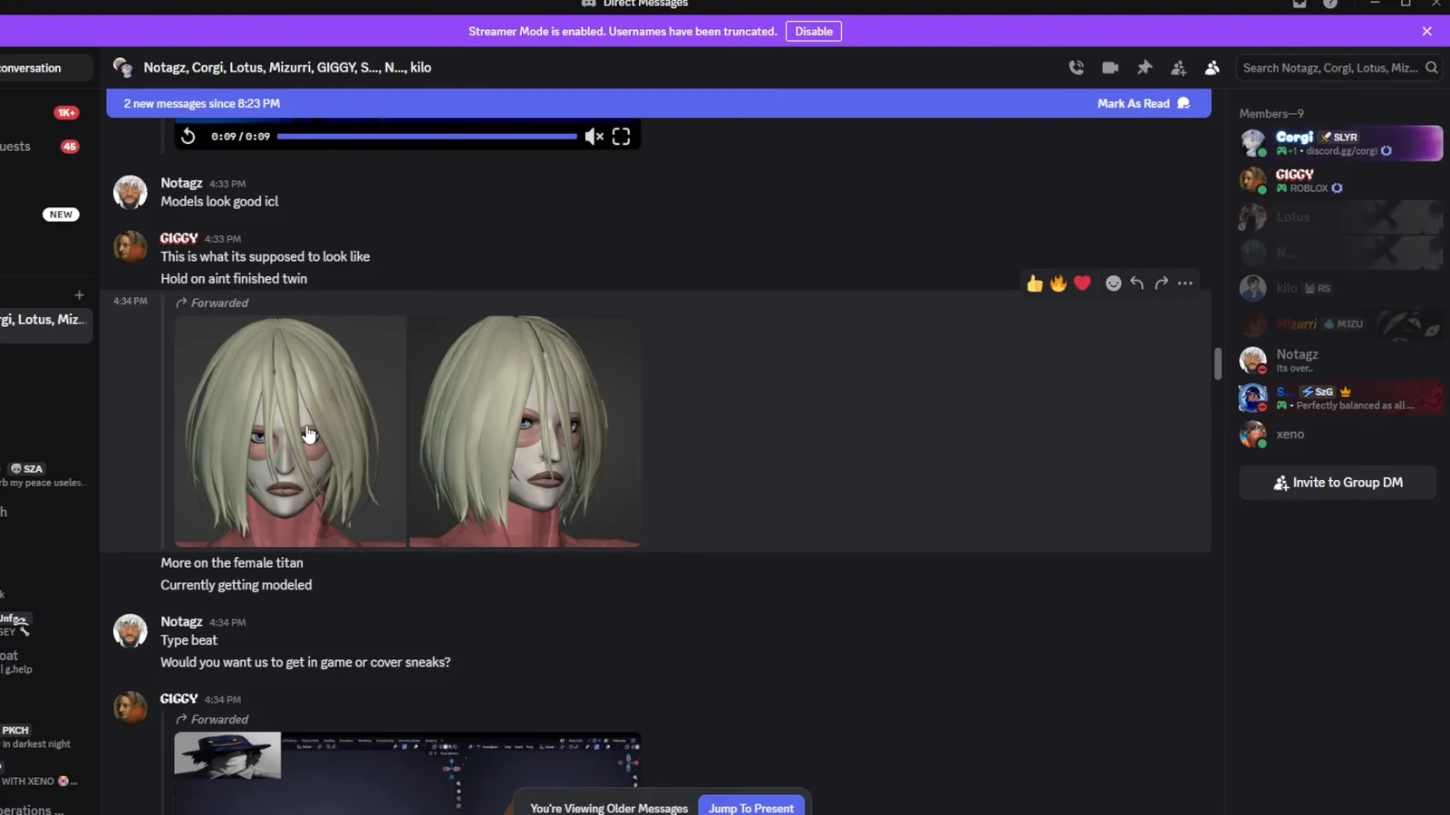 Female Titan 3D Head & Beast Facial Rig