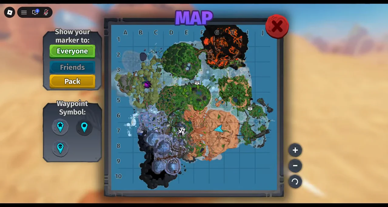 Checking the map
