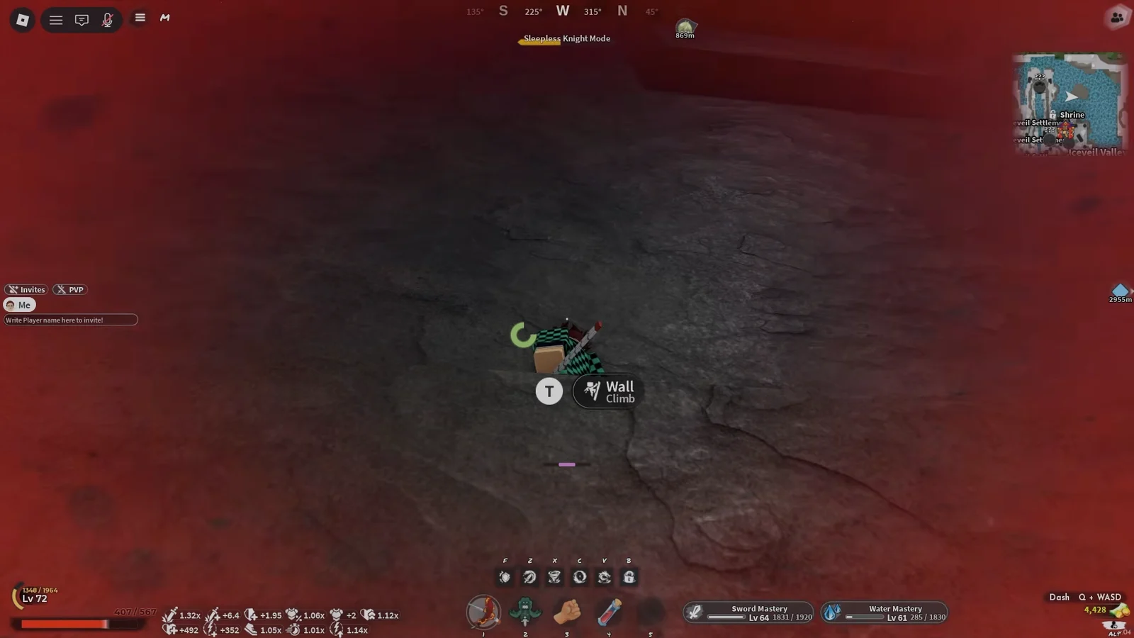 Climbing the Cliff Face