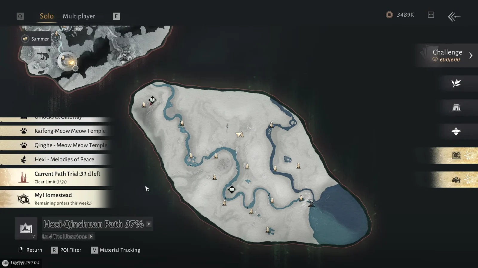 Navigating Map and Region