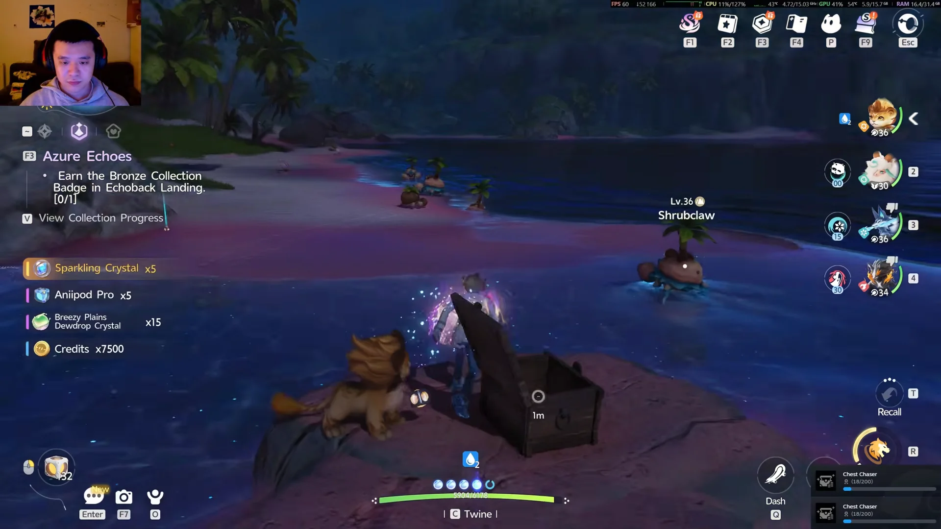 Progress Check & Chest Looting