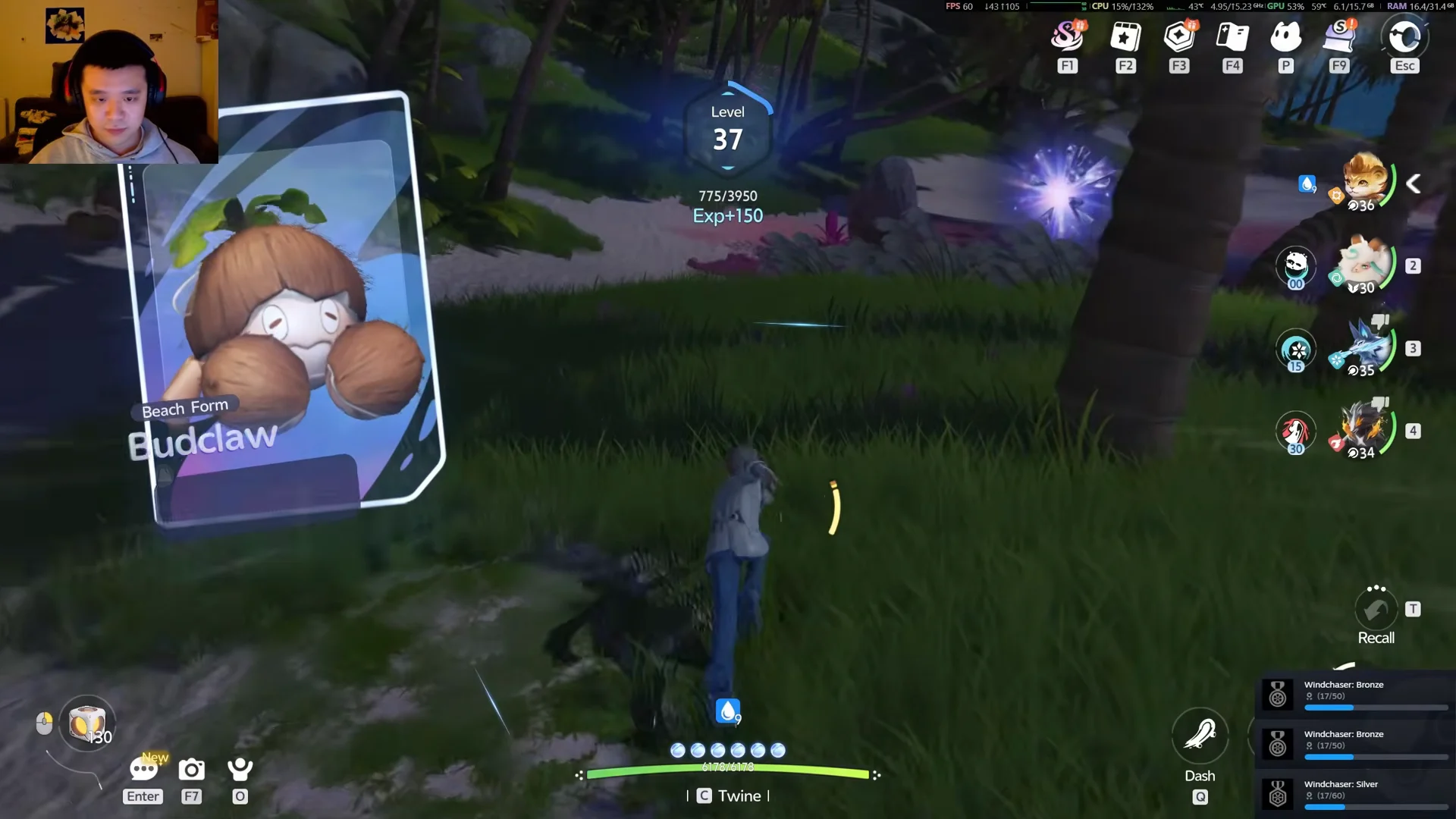 Catching Budclaw