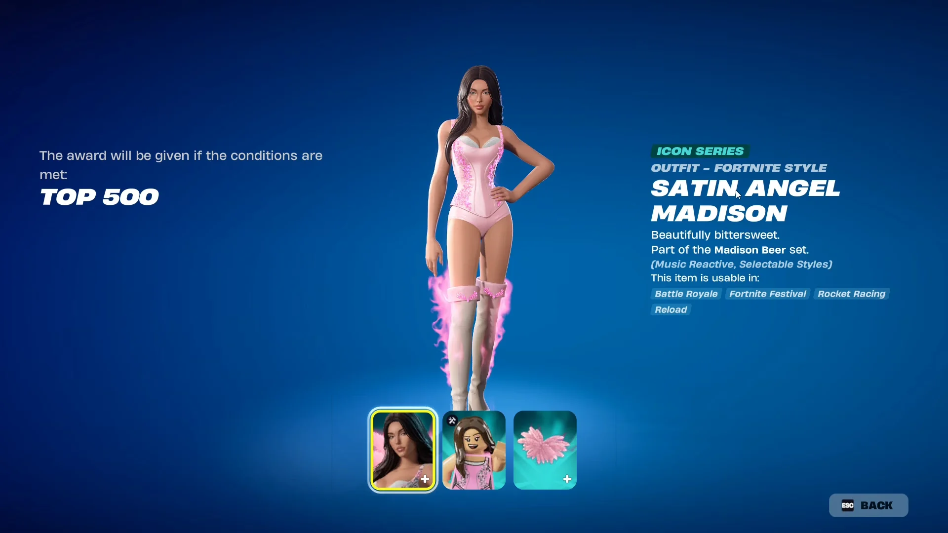 Satin Angel Madison Skin Preview