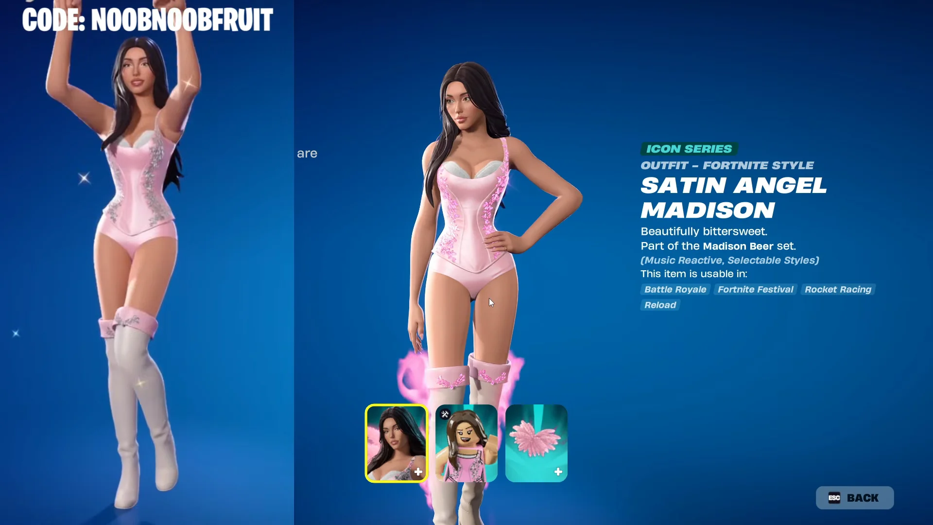 Emote Showcase & Outfit Details