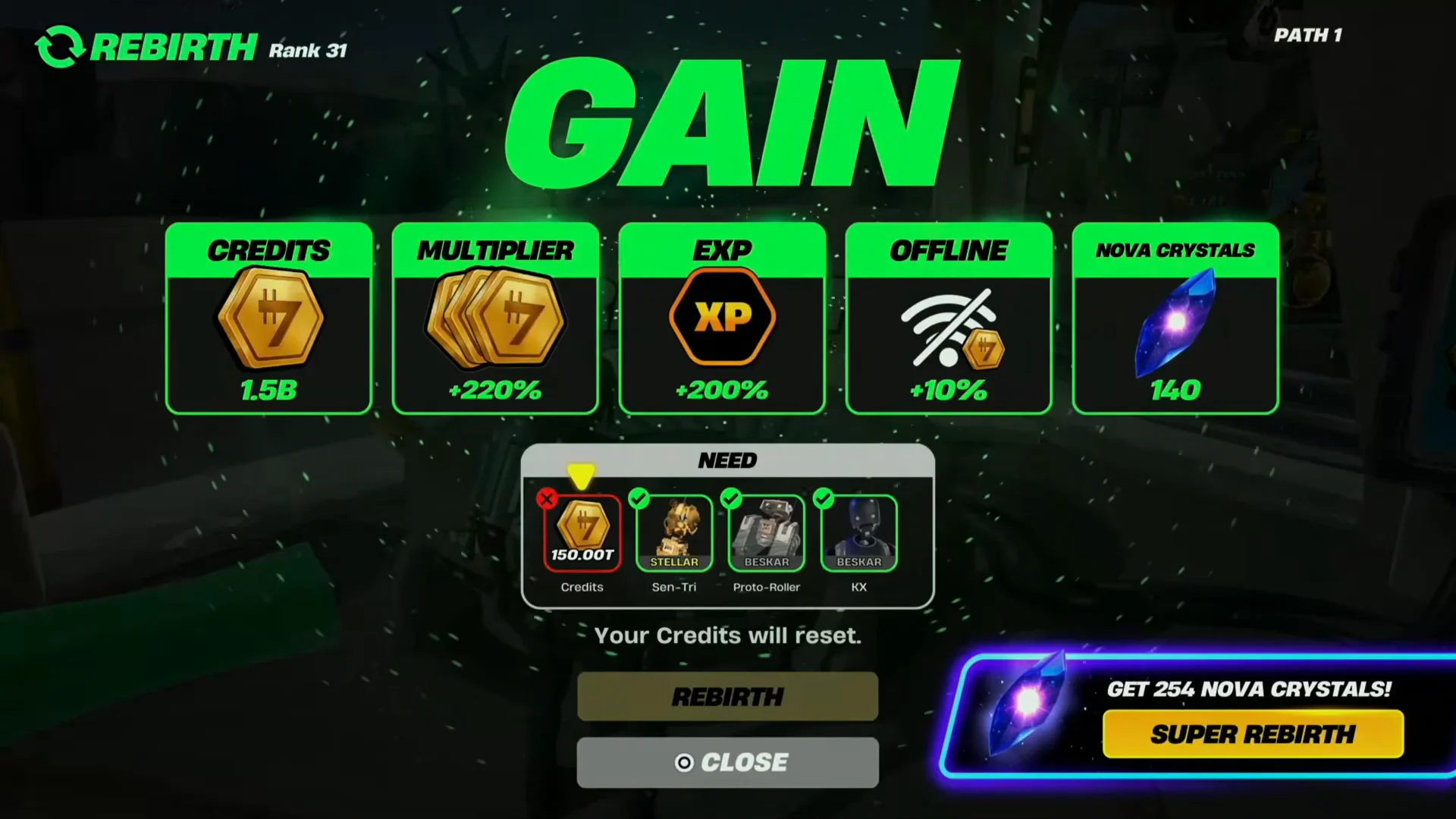 Checking Rebirth Paths