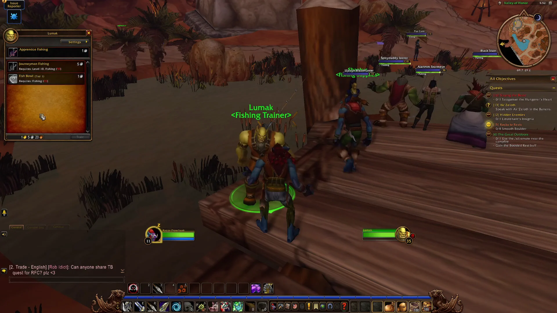 Lumak the Fishing Trainer