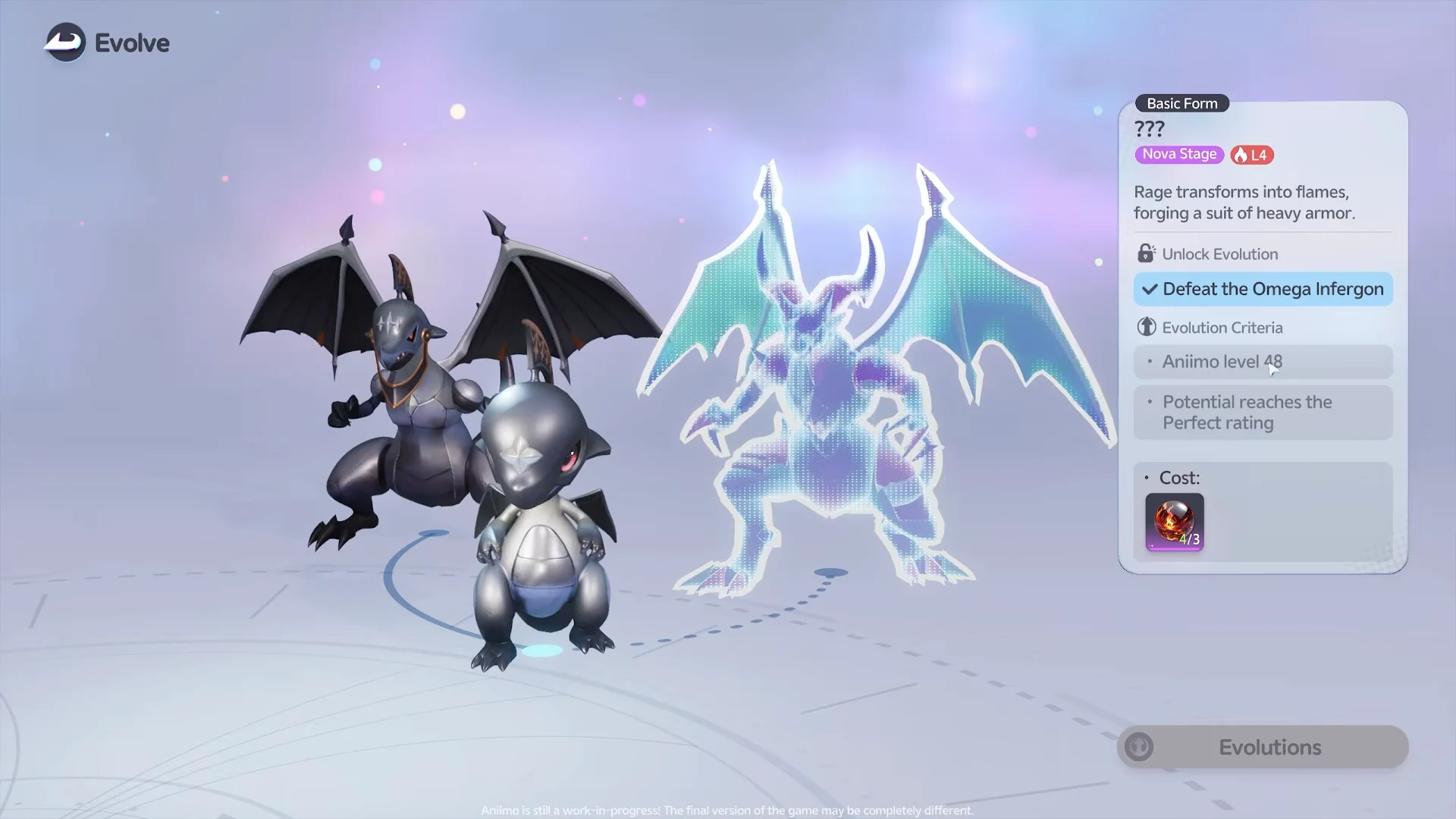 Infergon Evolution Requirements
