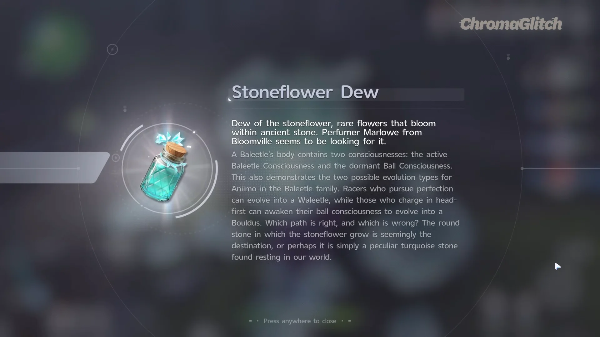Collecting Stoneflower Dew