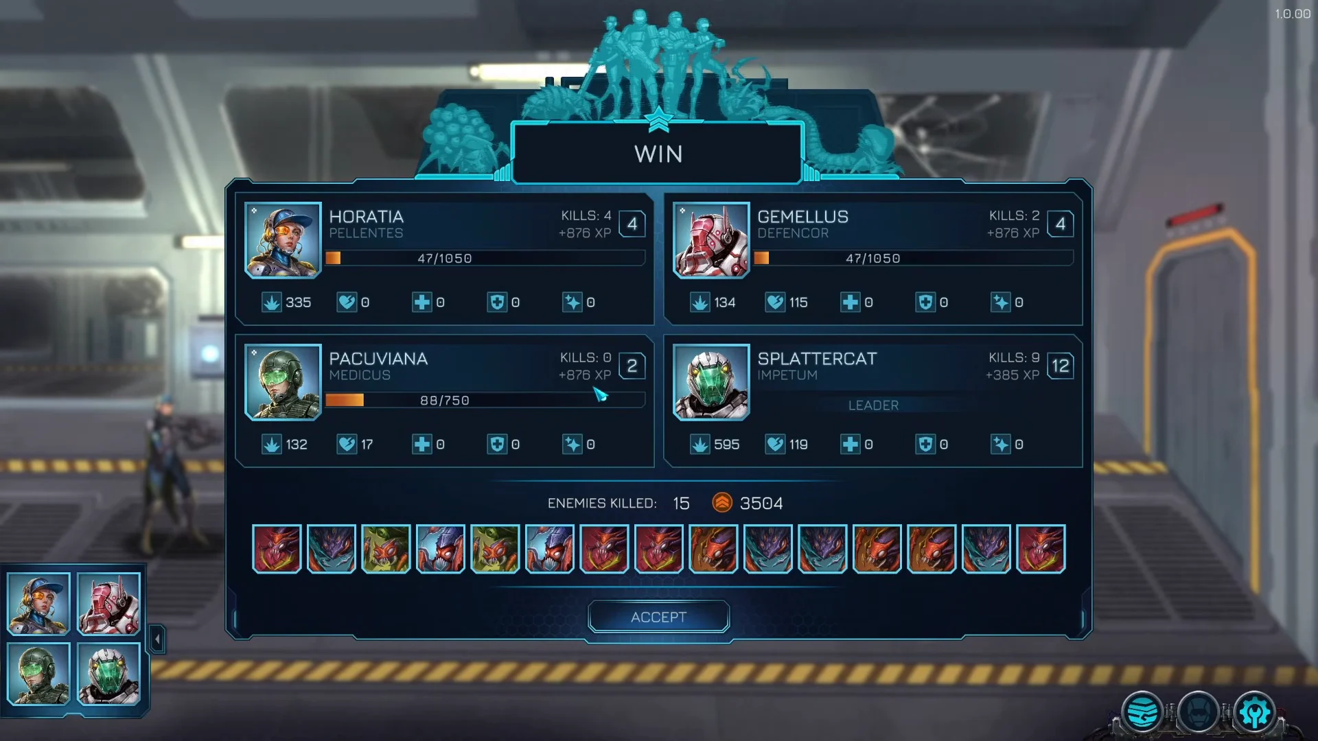 Mission Victory & Rewards