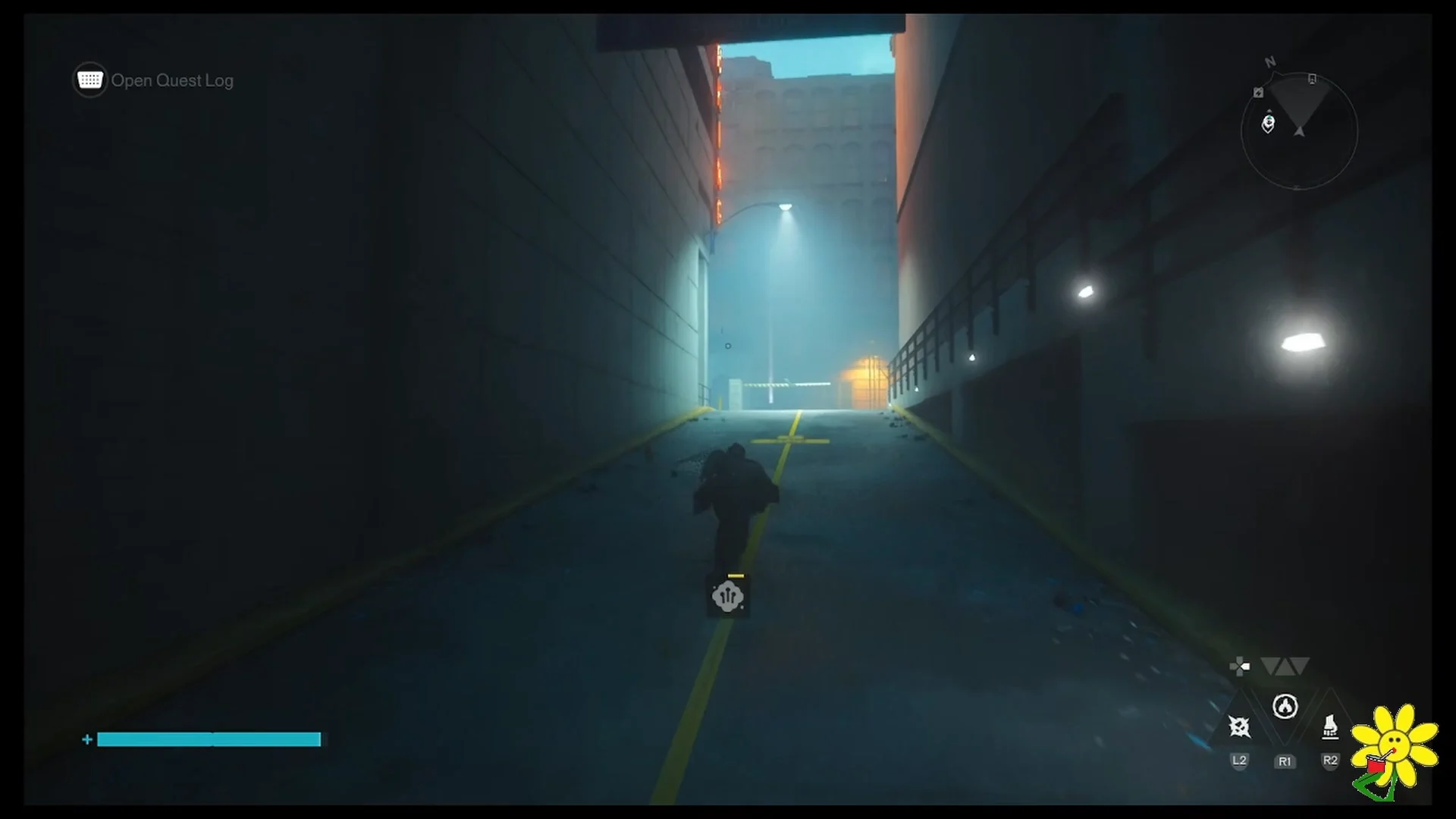 Exiting through the alleyway