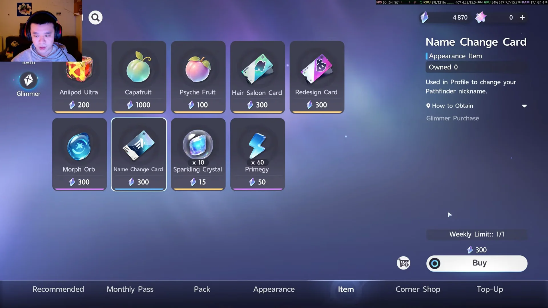 Inspecting Cards and Purchase Limits