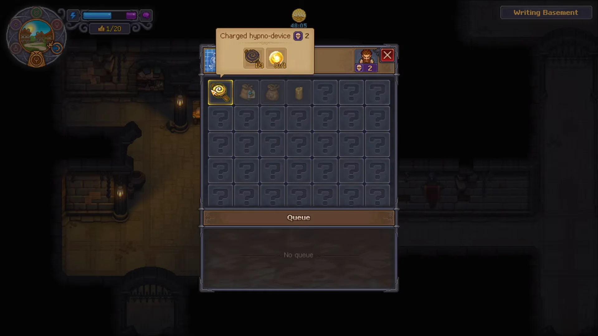 Crafting Charged hypno-device