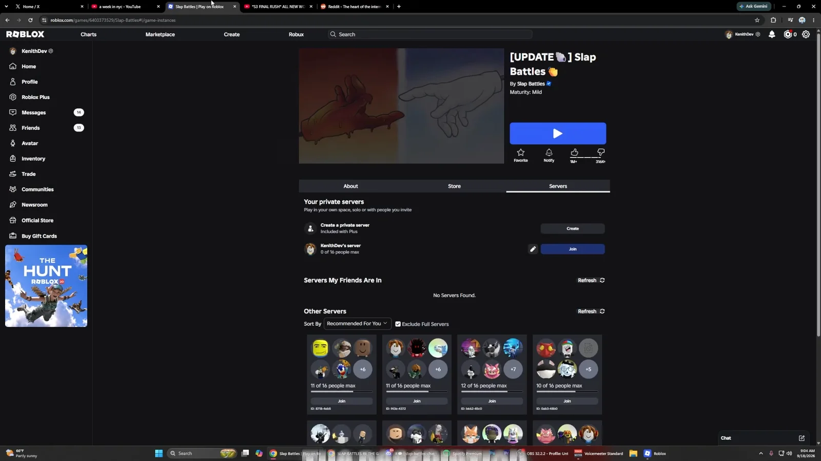 Checking Roblox update description