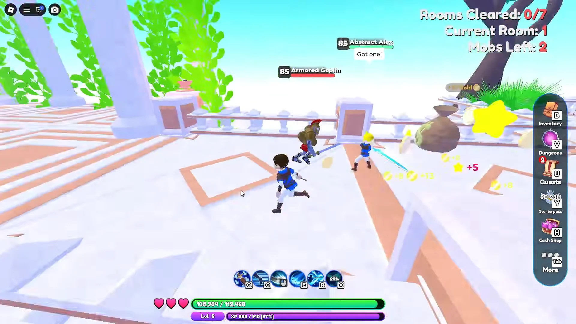 OG Tower Floor 1 Progression