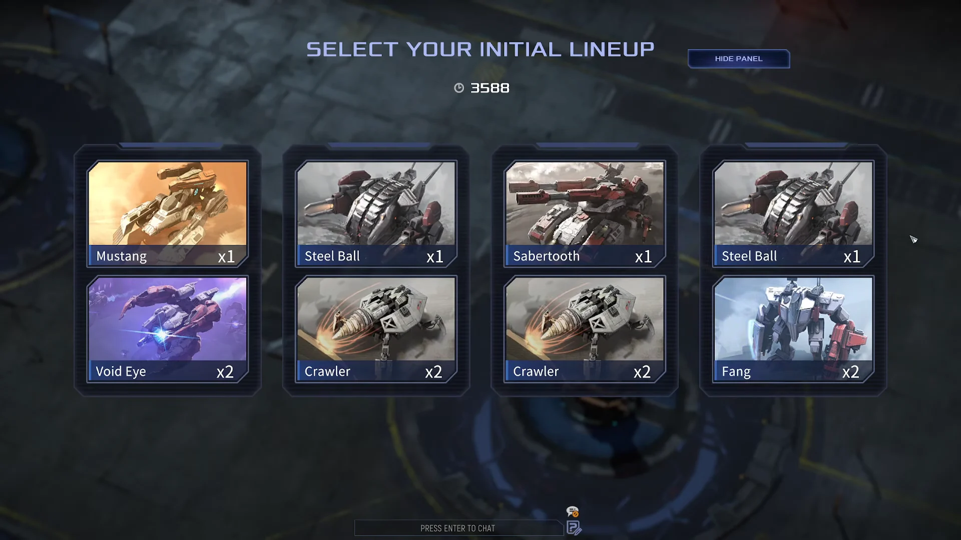 Expedition Map & Initial Lineup