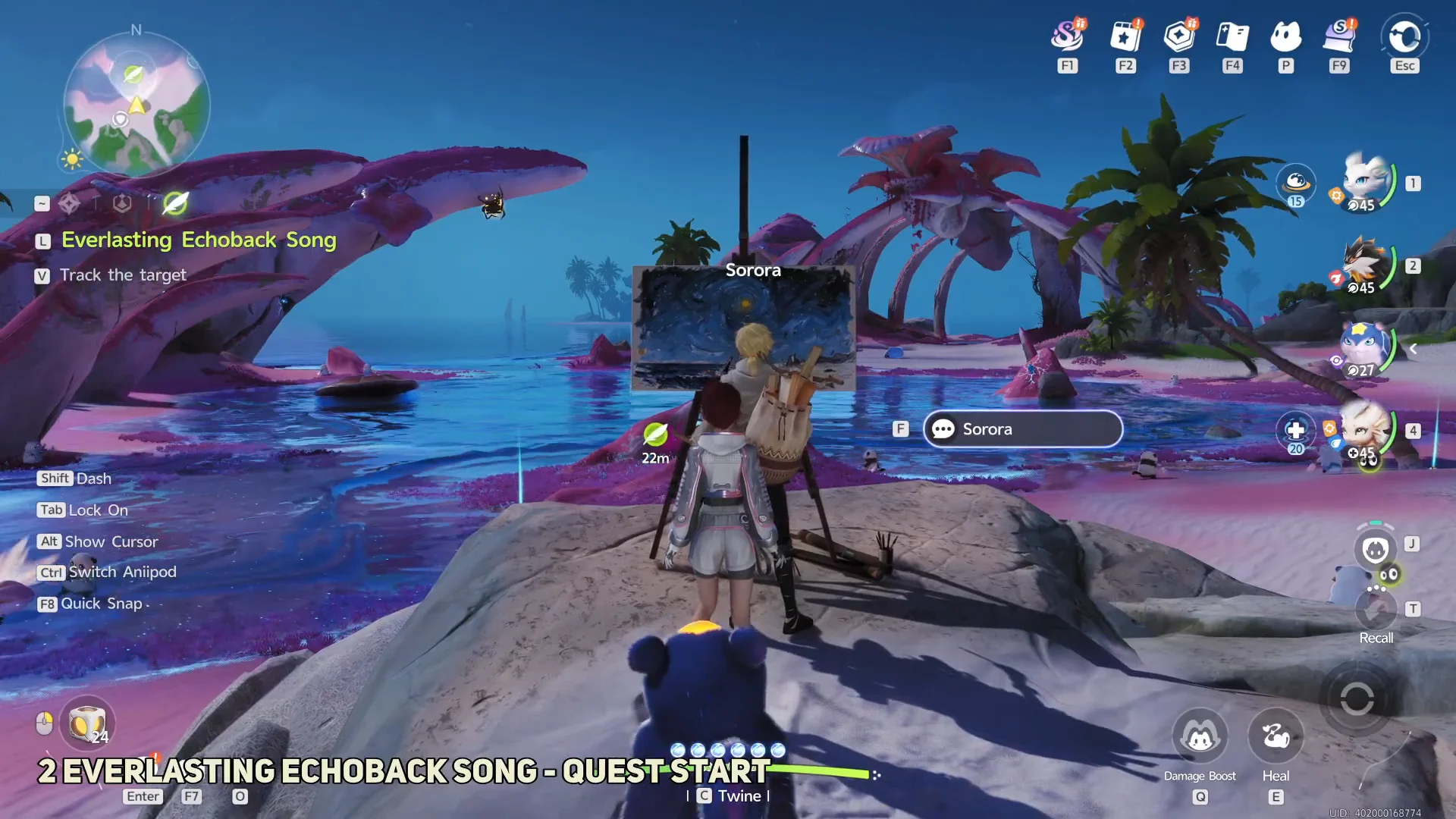 Everlasting Echoback Song Quest Start