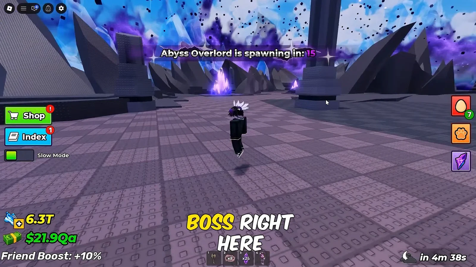 Testing Abyss Overlord Boss