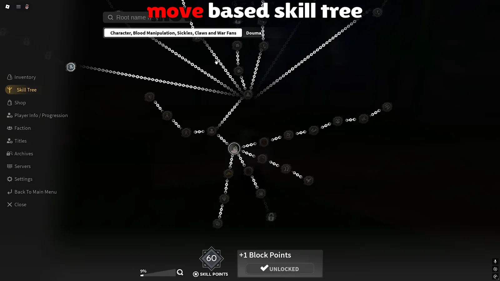 Move-Based Skill Tree Overview