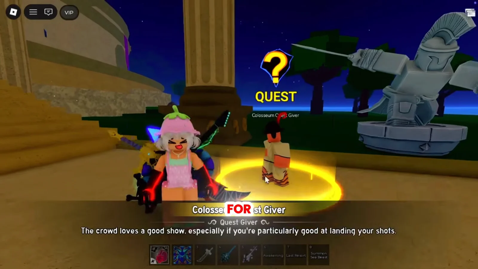 Third Challenge: Coliseum Crowd Event