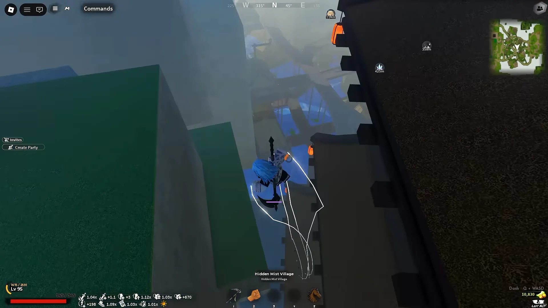 Entering Hidden Mist Village