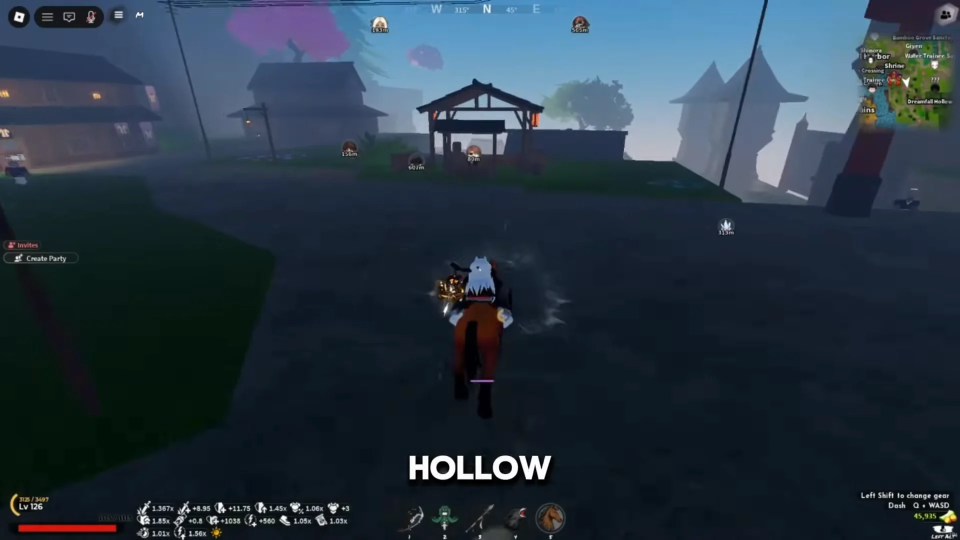 Traveling to Dreamfall Hollow