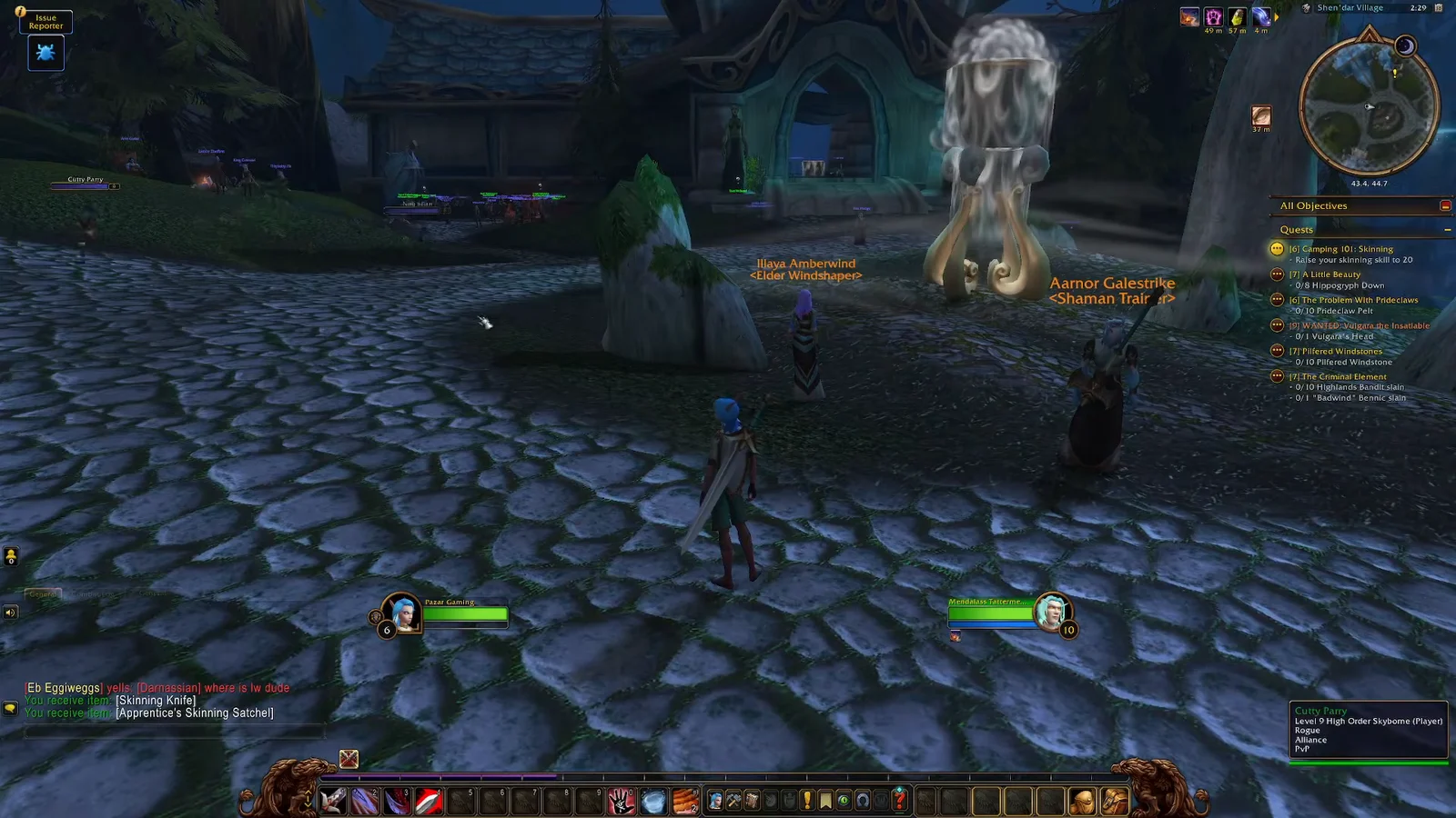 Navigating toward the inn
