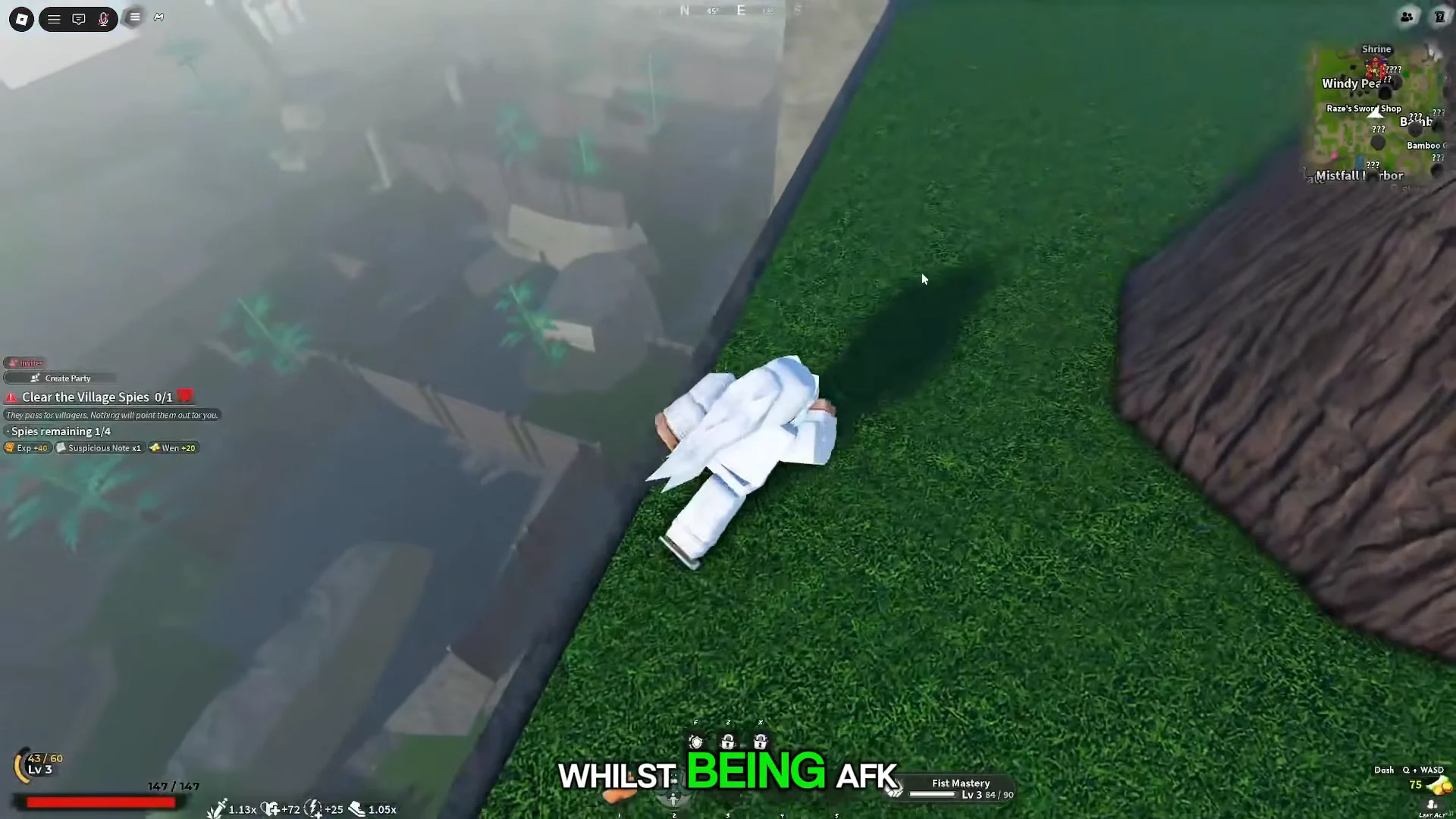 AFK Fishing Mention