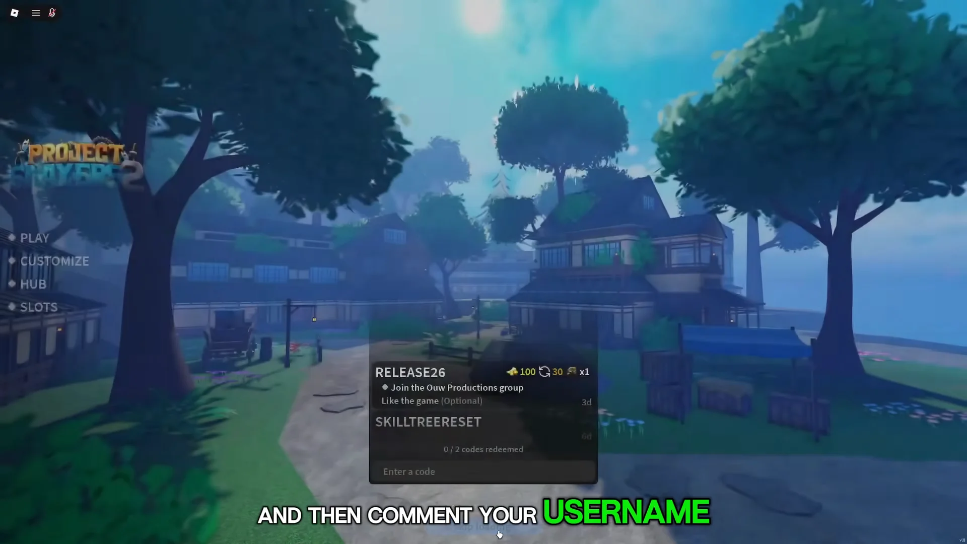 Redeeming Codes