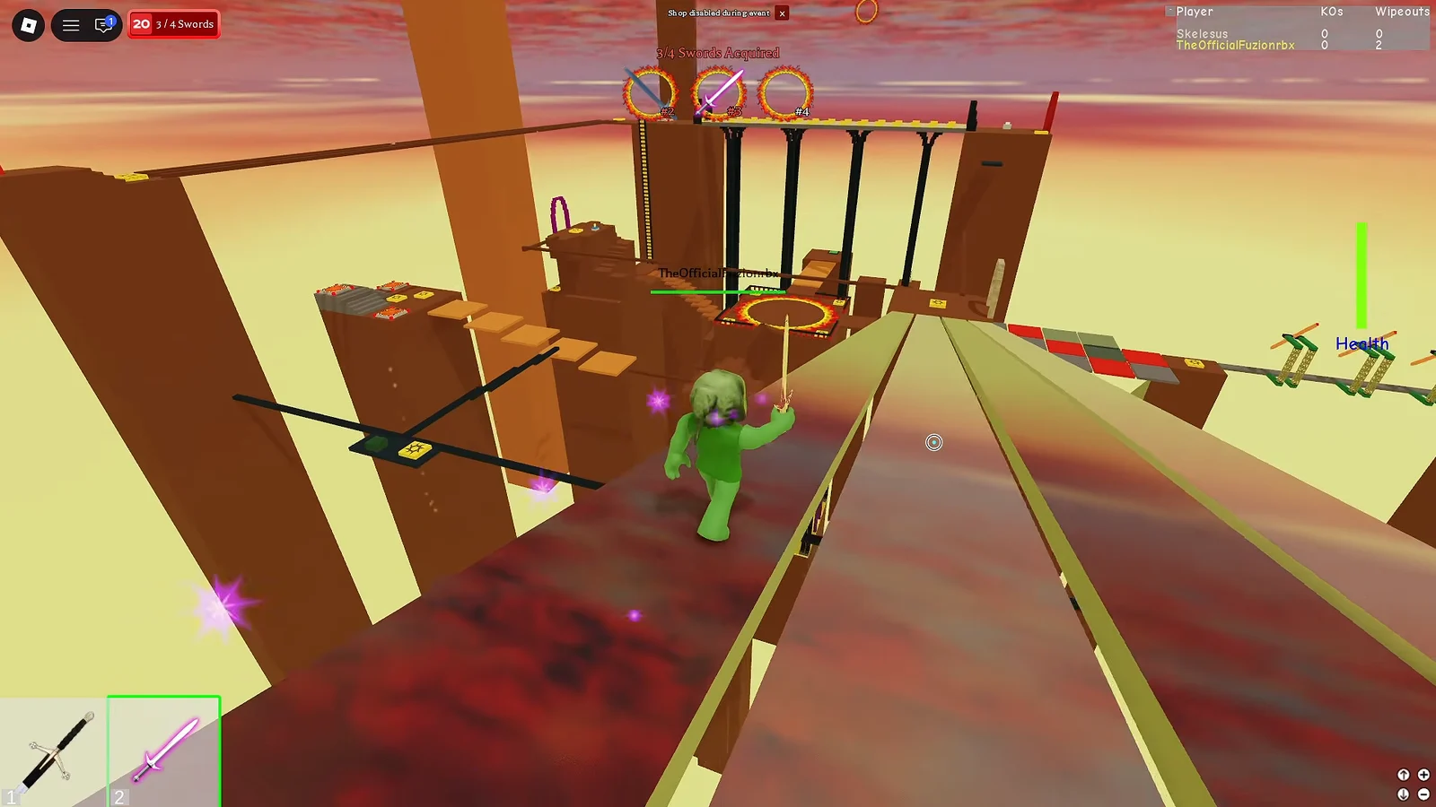 Navigating Platforms and Ladder