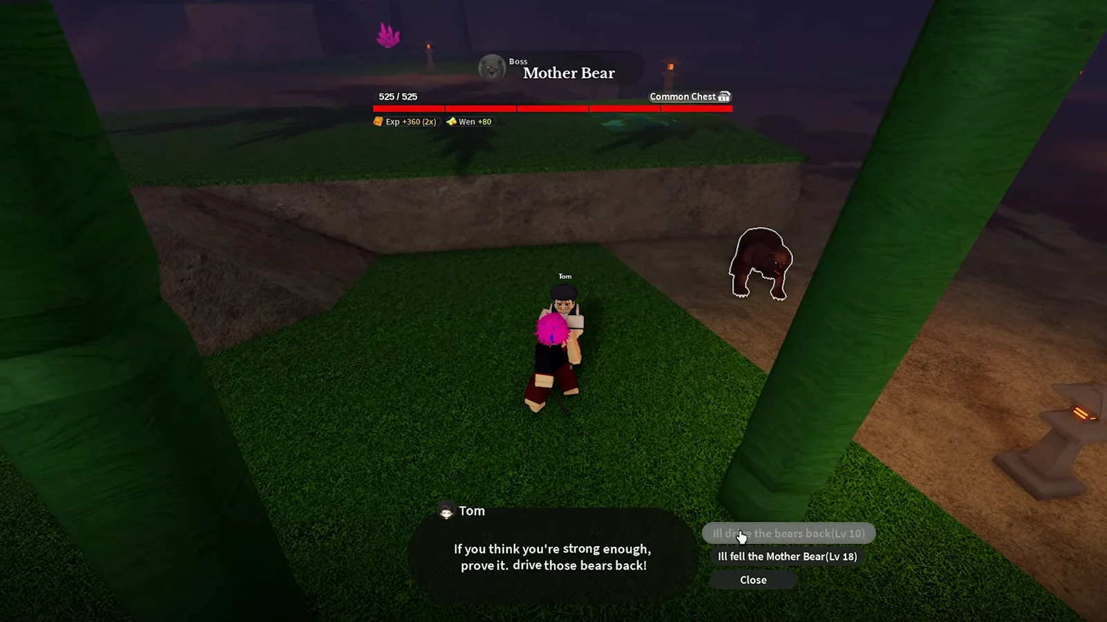 Mother Bear Boss Fight