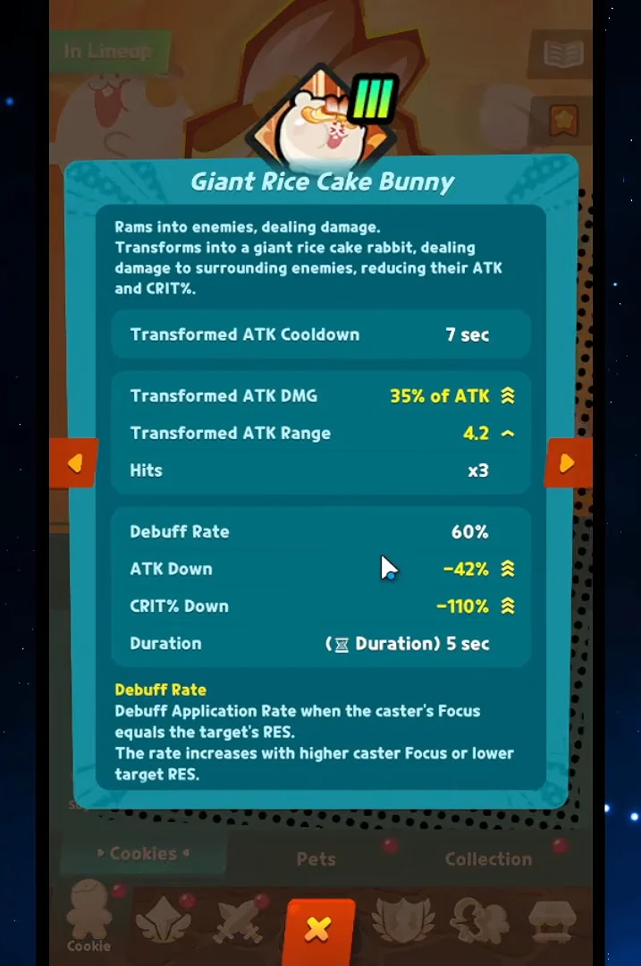 Moon Rabbit Cookie Skill Breakdown