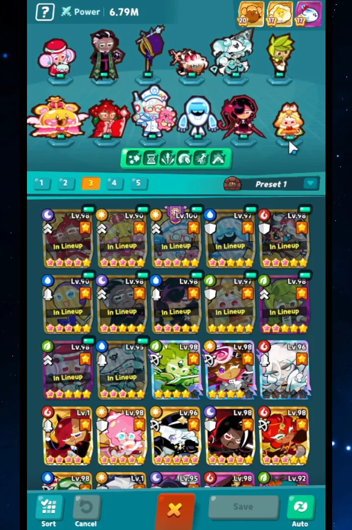 Charge Cookies Team Configuration