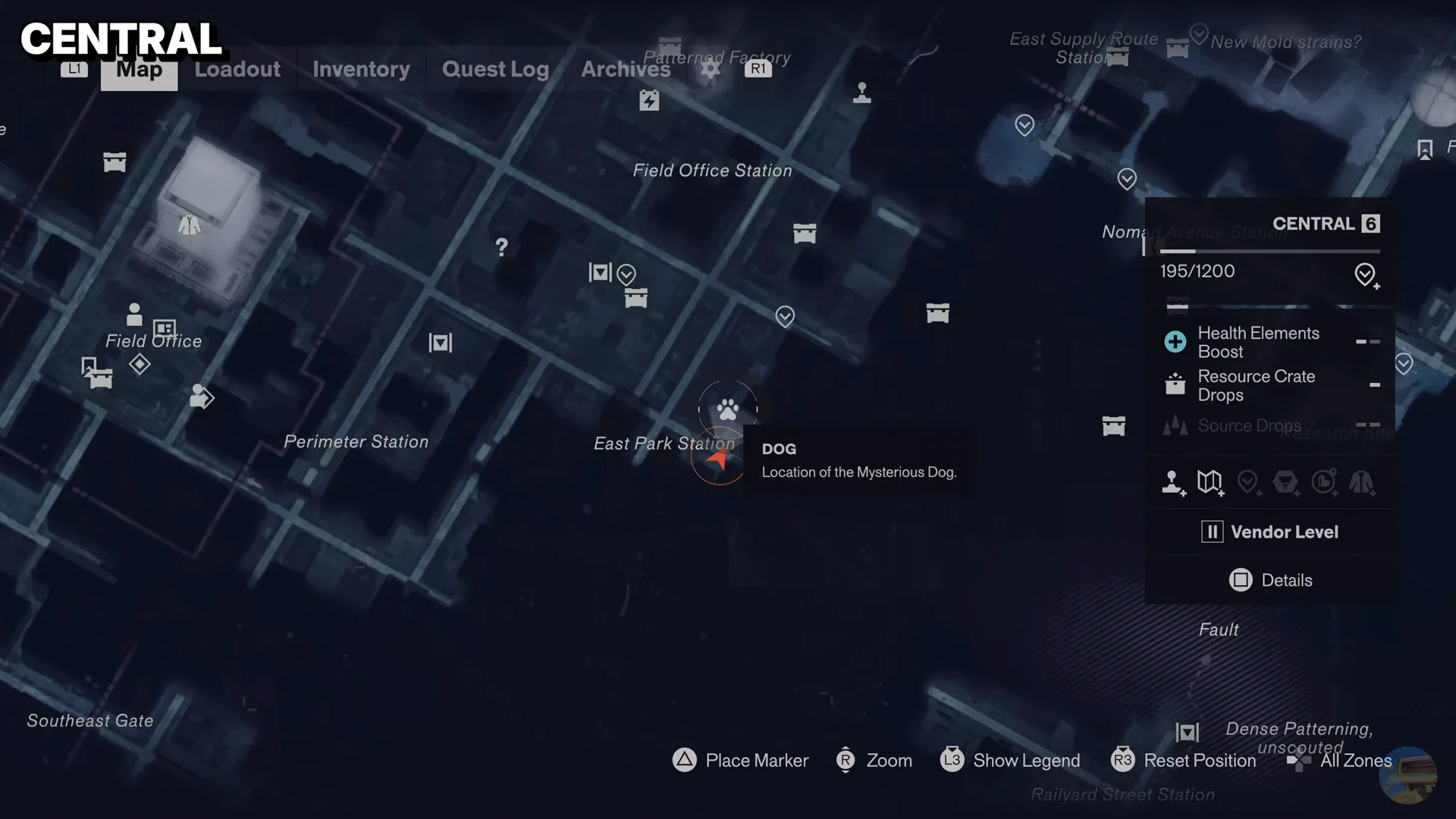 Central Map