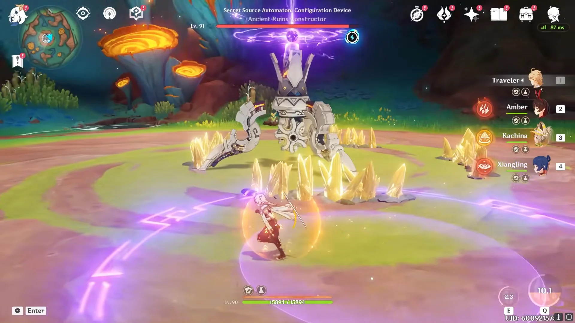 Triple orbital barrage attack
