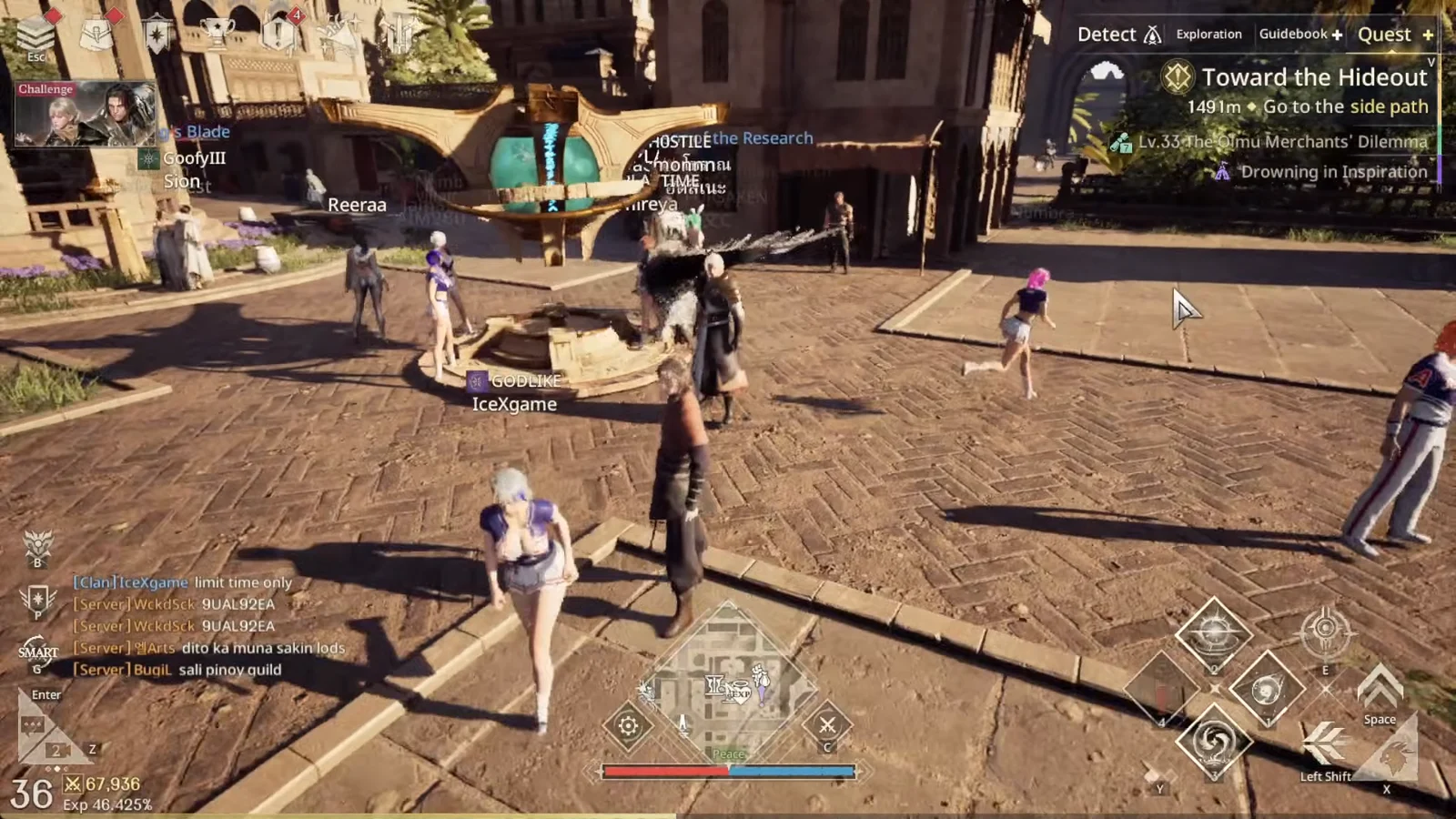 Navigating to Map for Token Farming