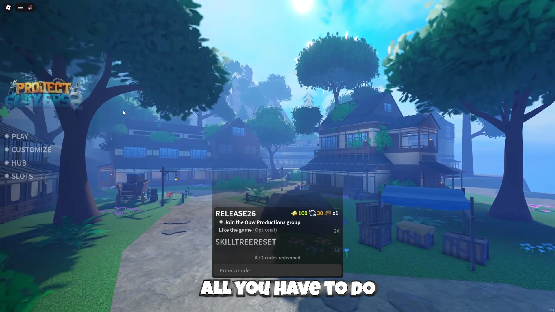Navigating to Play Menu