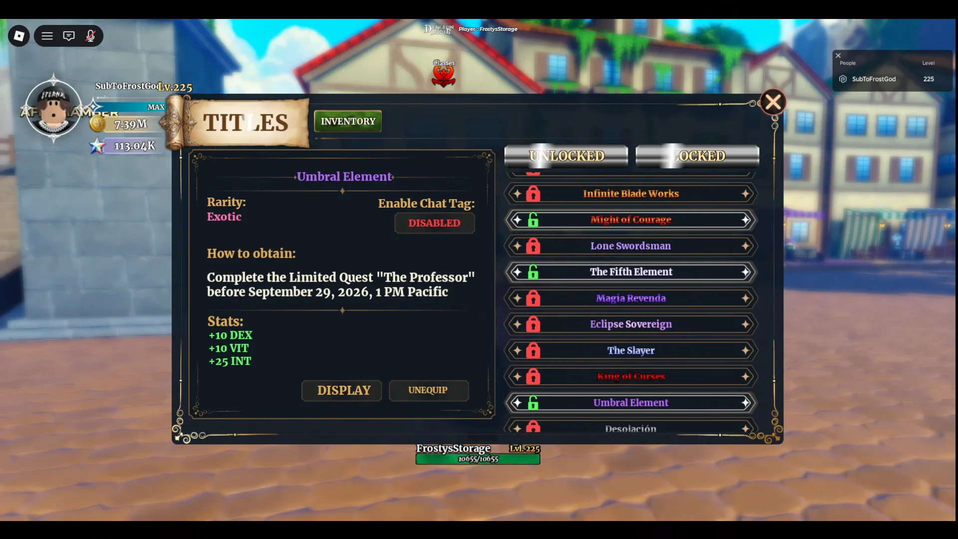 Title Selection
