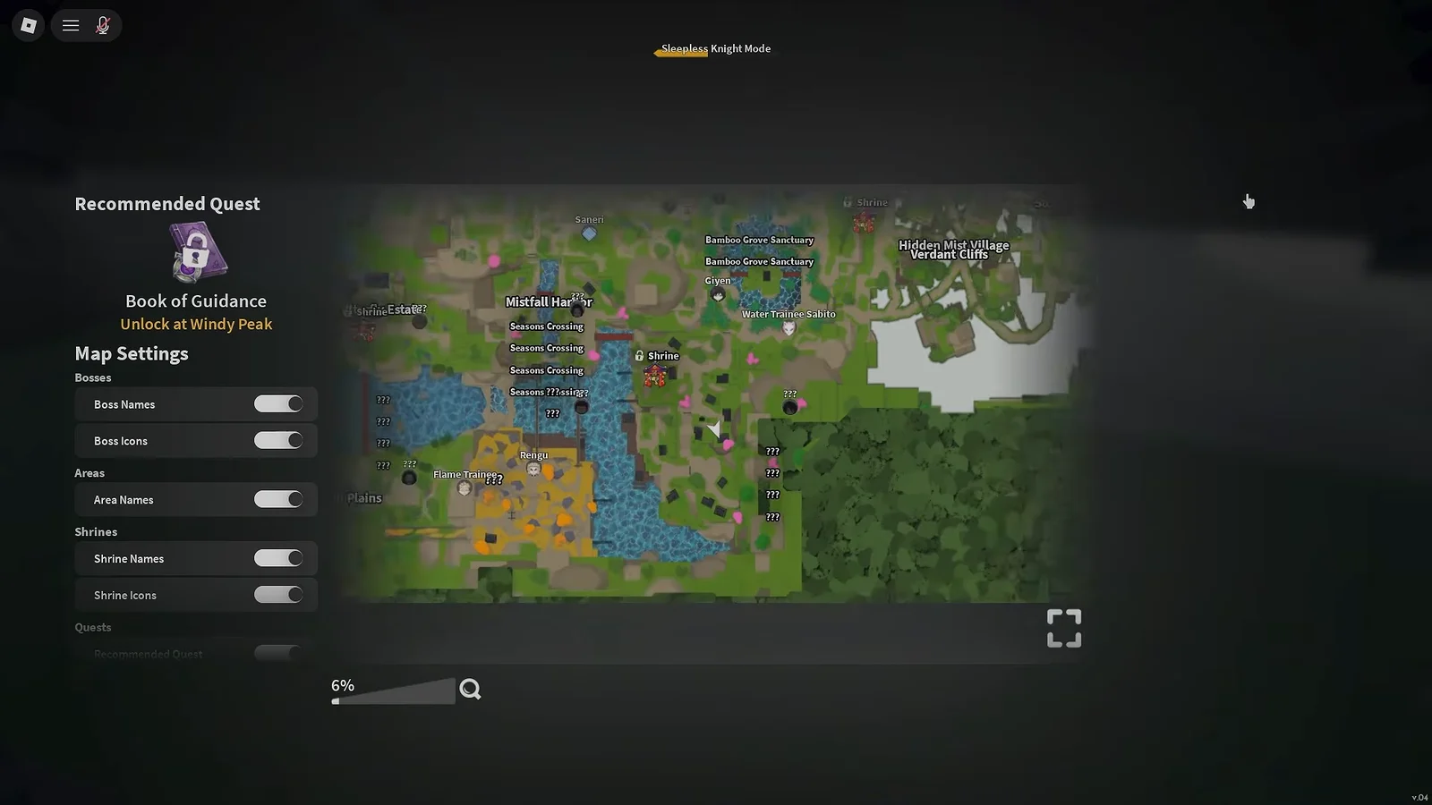 Opening the world map