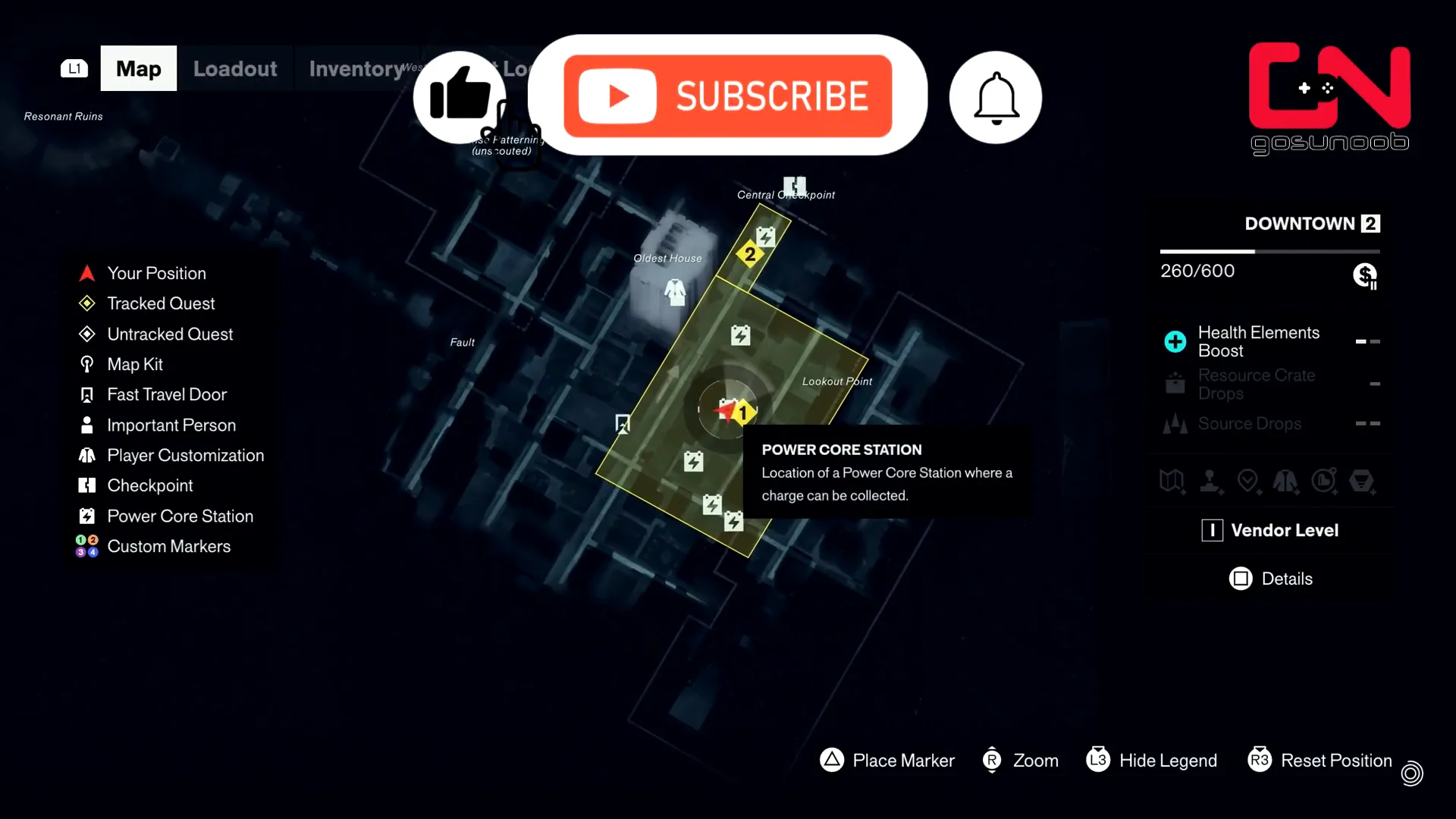Rooftop Core Map
