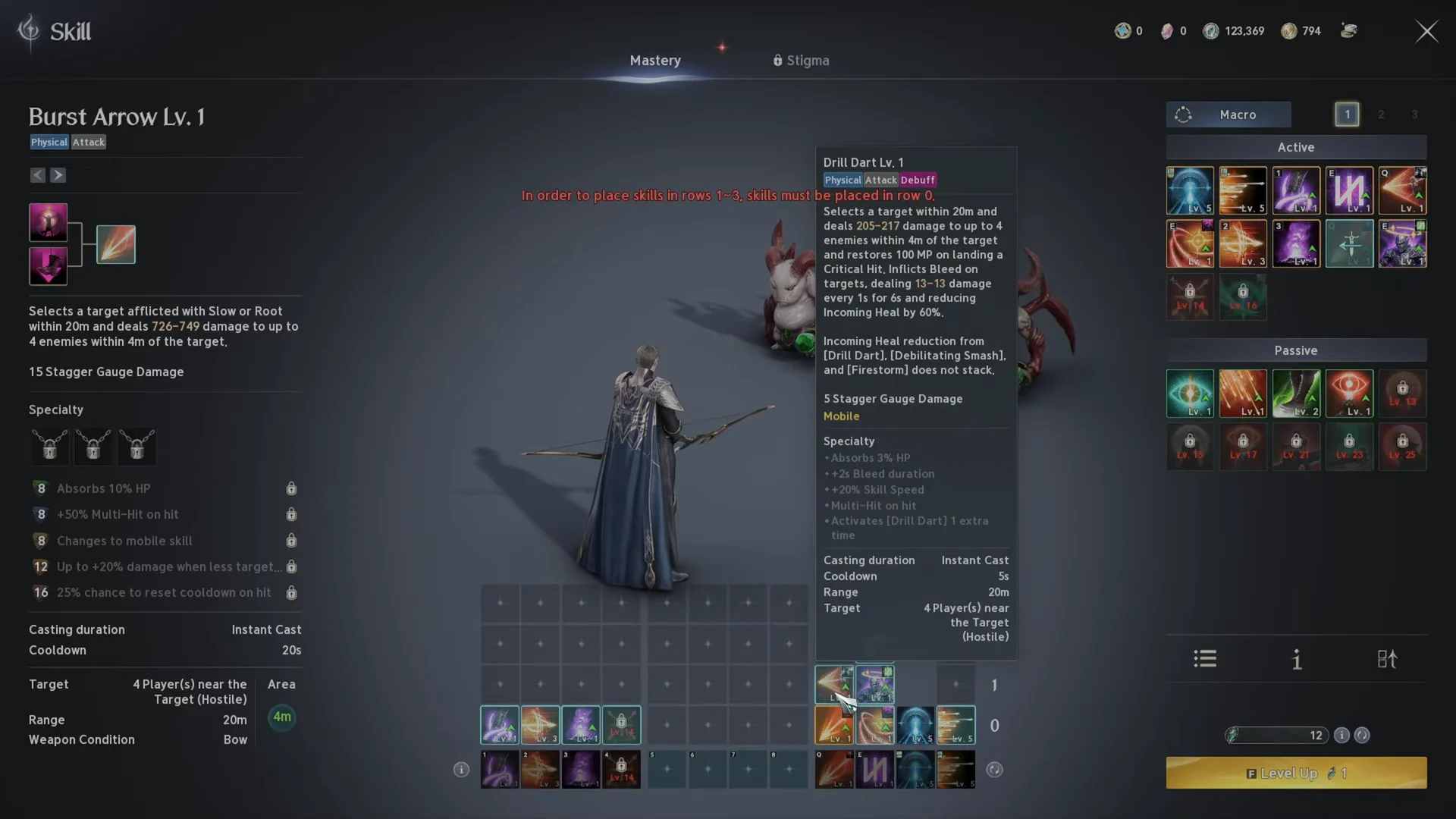 Equipping Skills to Hotbar
