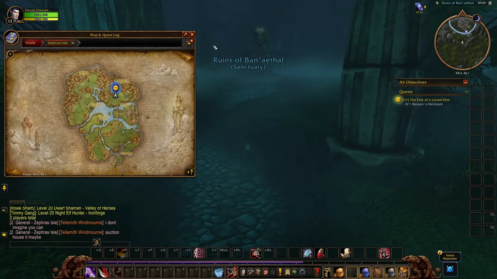Traveling to Quest Location