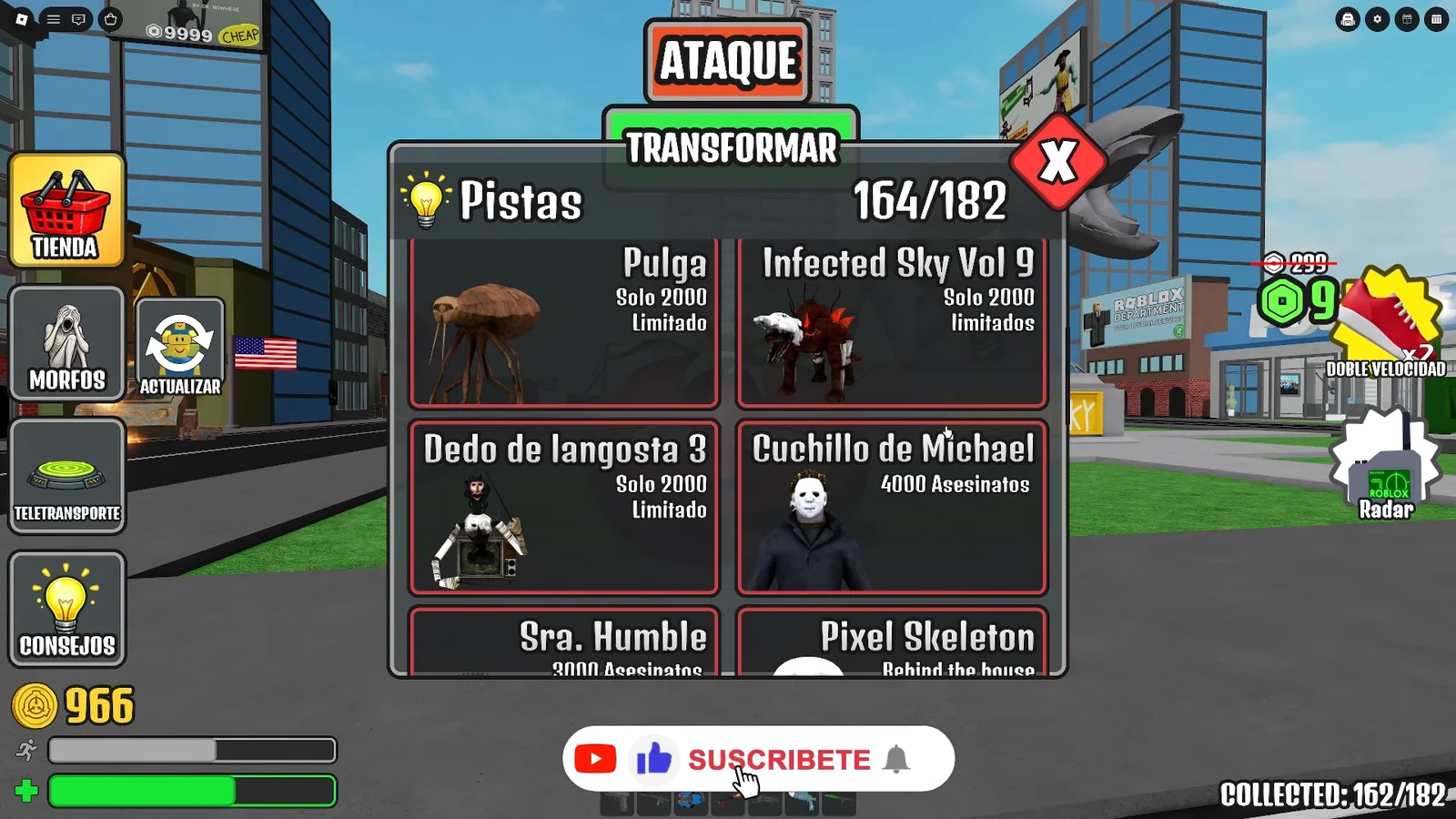 Revisión de pistas restantes