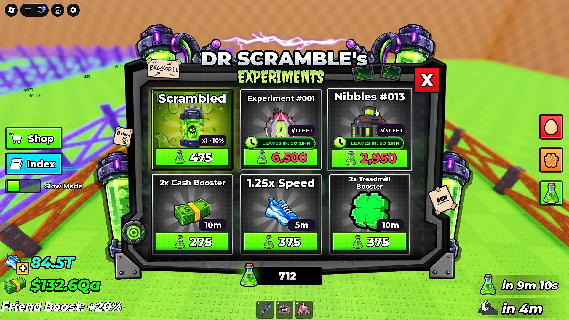 Experiments Shop Duplication Setup